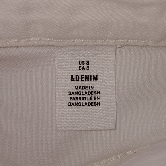 One-of-a-Kind Upcycled Witchy Denim Mini Skirt – Distressed White, NWOT - Picture 10 of 16